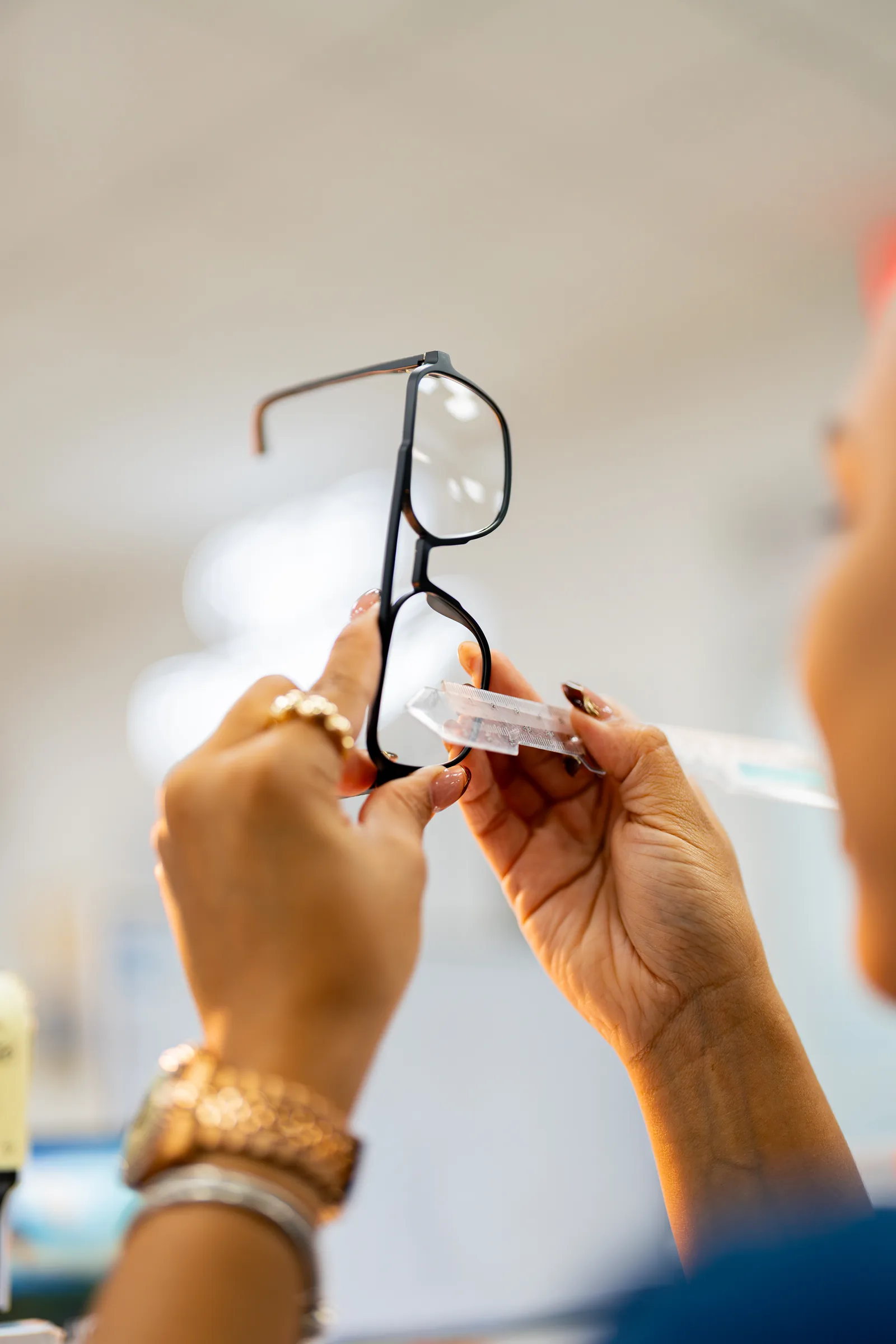 Gafas terminadas listas para entregar a la óptica